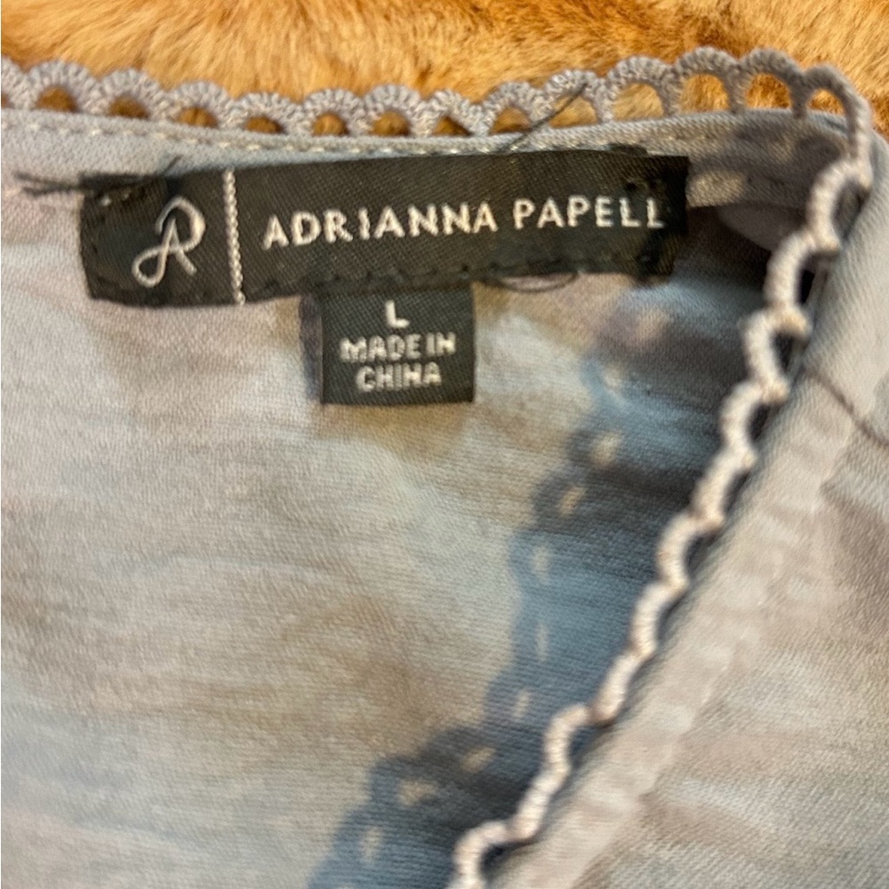 Adrianna Papell Womens Airflow Eyelet Embroidered Woven Crop Top - Picture 6 of 11